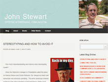 Tablet Screenshot of johnstewart.org
